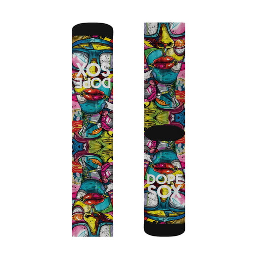 Pop Art Graphic Socks